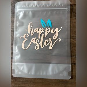 Reusable ziplock Easter treat bags